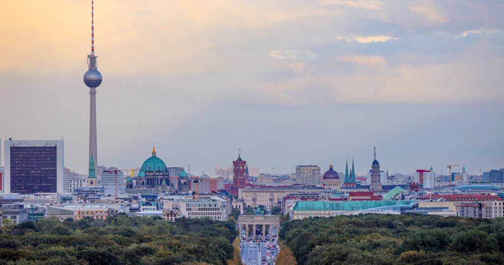 Brandenburg Gate Berlin capital of Germany a key Schengen member state