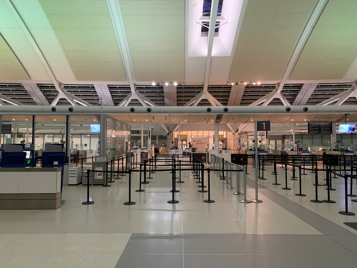 Airport terminal gates ETIAS