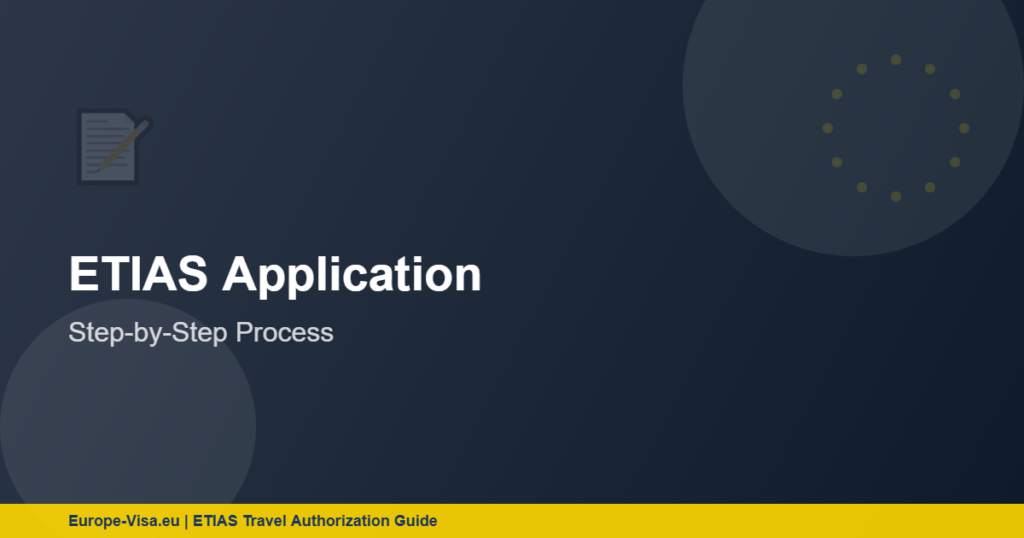 ETIAS application steps for students planning to study abroad in Europe