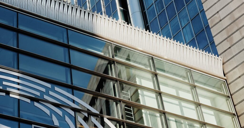 EU headquarters building where Schengen Area policies are administered