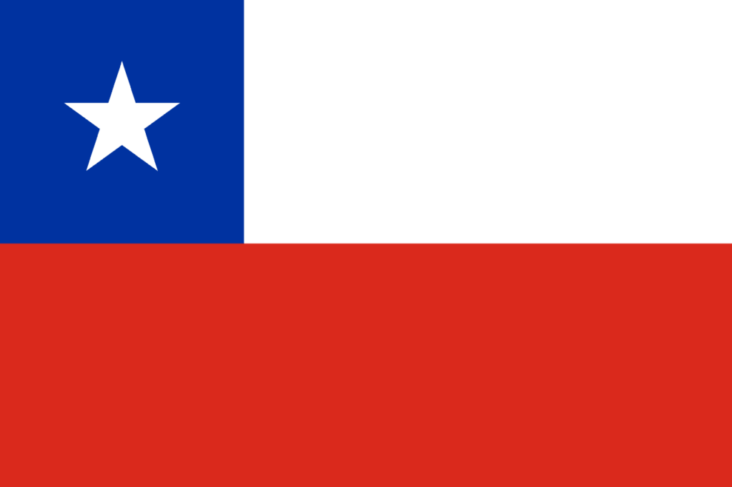 Flag of Chile - ETIAS travel authorization for Chile citizens visiting Europe
