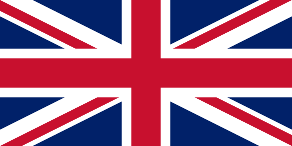 Flag of United Kingdom - ETIAS travel authorization for United Kingdom citizens visiting Europe