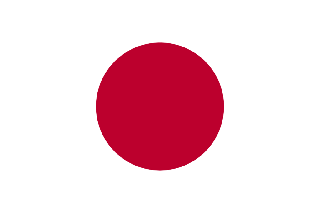 Flag of Japan - ETIAS travel authorization for Japan citizens visiting Europe