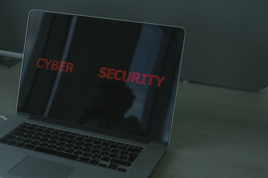 ETIAS data protection rules shown as secure data on a laptop screen