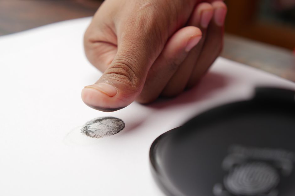 Biometric data capture at an Italy Schengen visa appointment