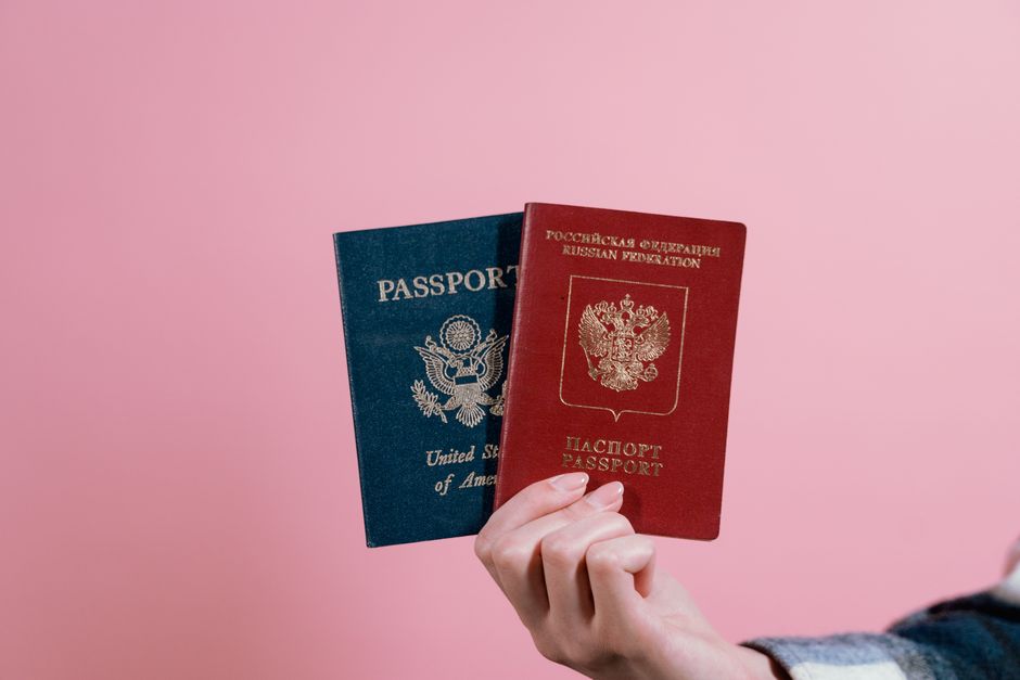 Passport and travel documents prepared for ETIAS winter travel to Europe