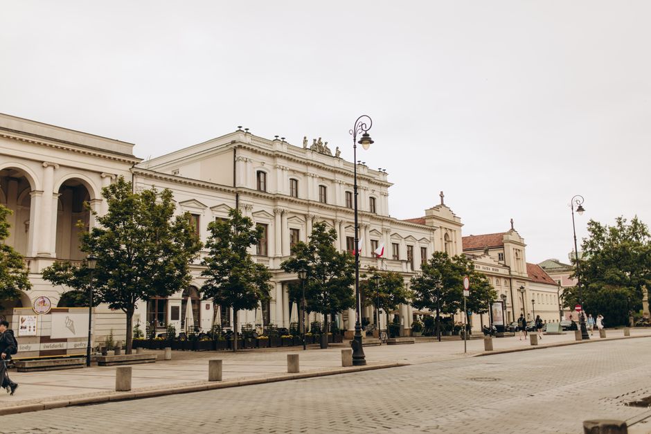 Budget traveller exploring a European city after a cheap flight