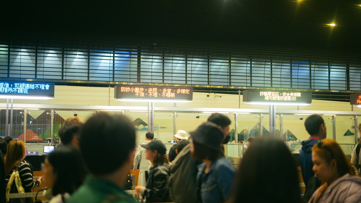 Traveller holding passport for ETIAS authorization