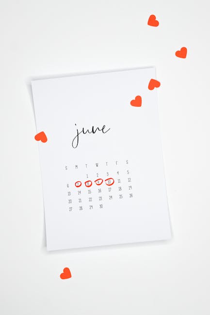 Calendar with a circled expiry date