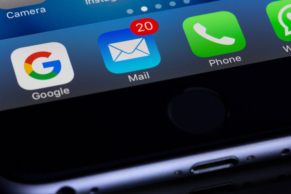 Confirmation email displayed on a phone