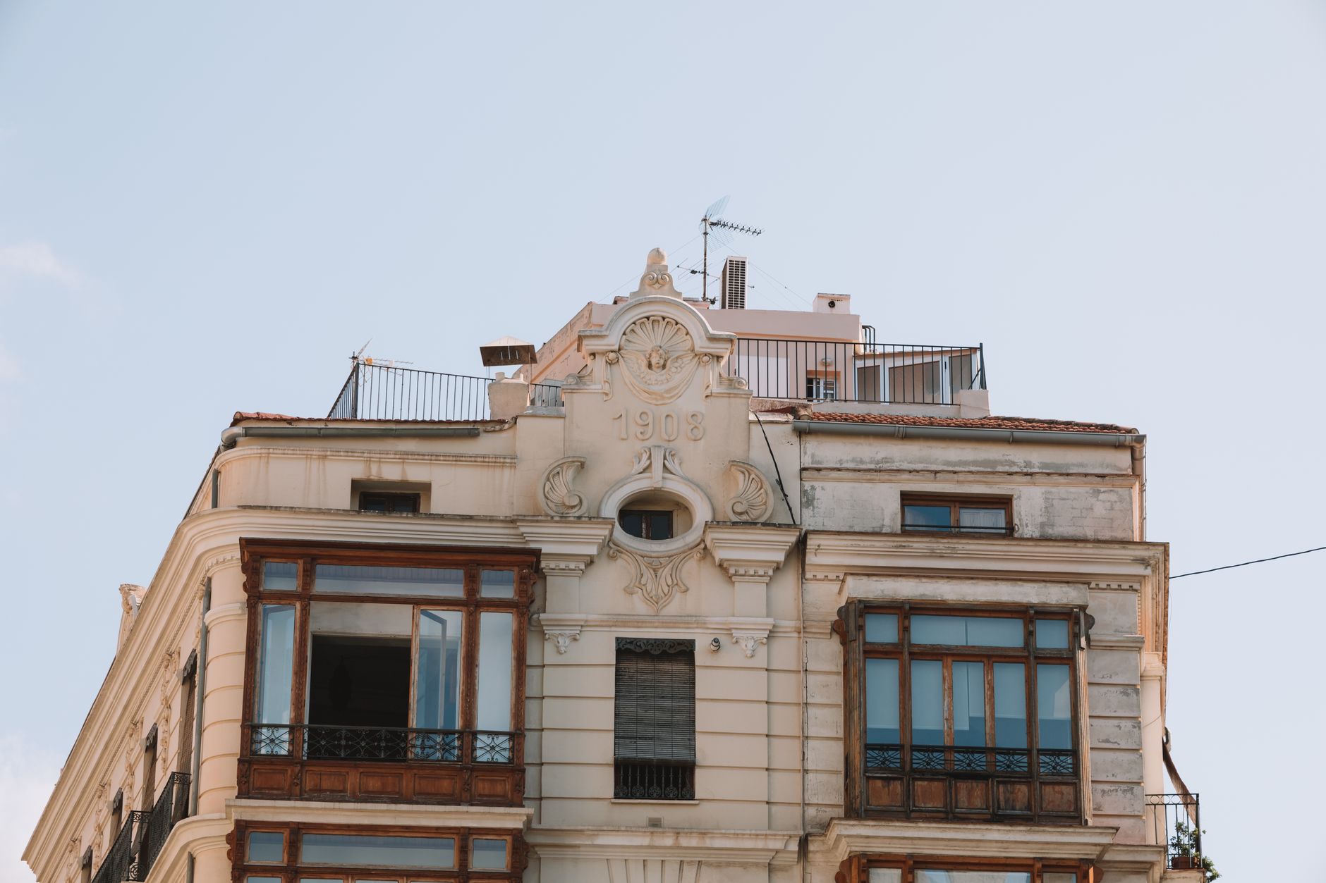 Mediterranean waterfront of a Spanish enclave on the African coast
