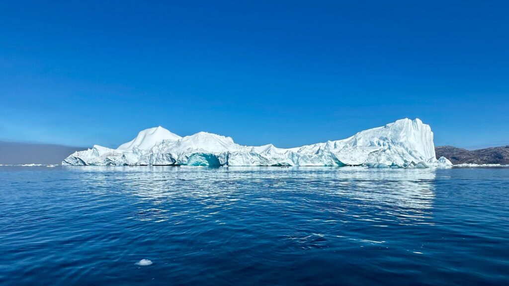 Greenland iceberg landscape representing travel beyond the Schengen area