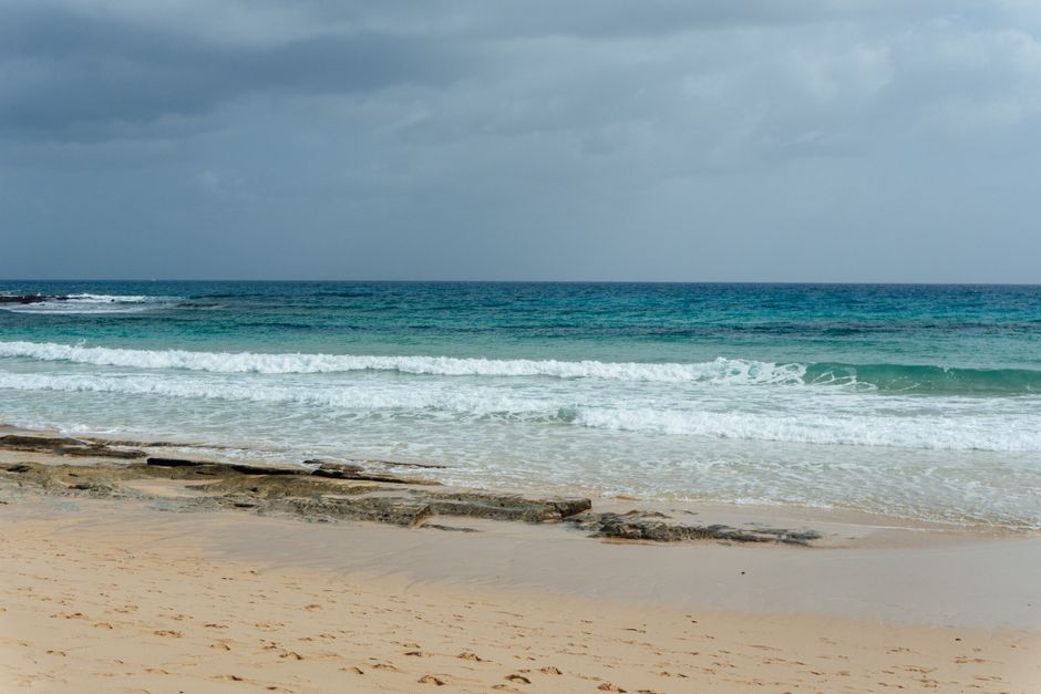 Warm Canary Islands beach in October, a top place to travel in Europe in autumn