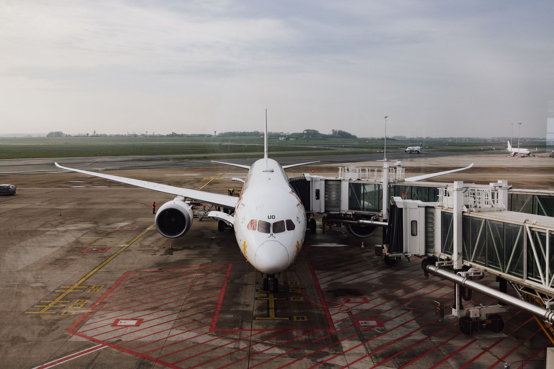 Passenger stopped at a boarding gate, illustrating denied boarding without a valid ETIAS